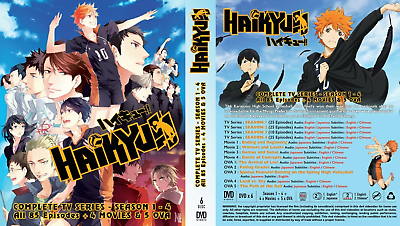 HAIKYU! TEMPORADA 3 episodios 1 a 10. DVD