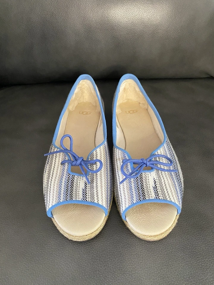 UGG Marleigh Puntera Abierta Plana Talla 9 Foto 2 de 4