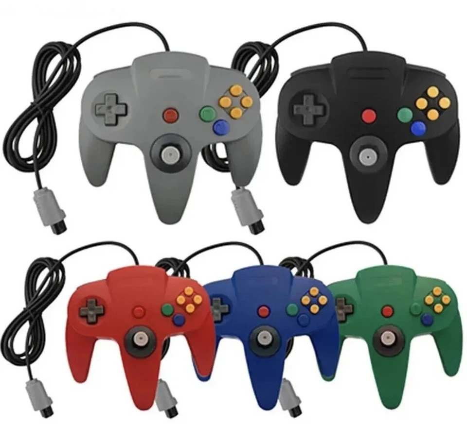 Wired Controller Gaming Control Pad for Nintendo 64 N64 & Analogue 3D Consoles