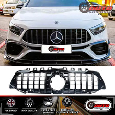 Mercedes A Class W177 AMG Line Front PANAMERICANA GT Grille Grill Gloss Black