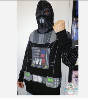 Star Wars Darth Vader Costume Hoodie LG XL 2XL | eBay