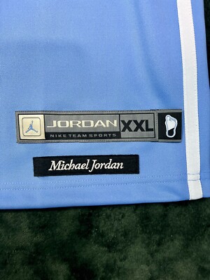Michael Jordan North Carolina Nike Elite Baby Blue Jersey #23 Size