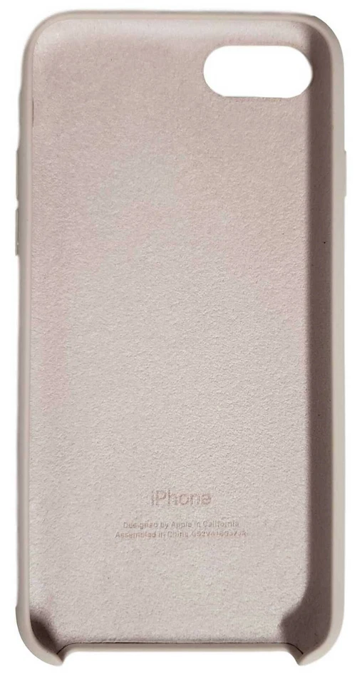 Funda protectora de silicona a presión Apple para iPhone SE 2ª generación MQGQ2ZM/A - arena rosa OEM Foto 2 de 4