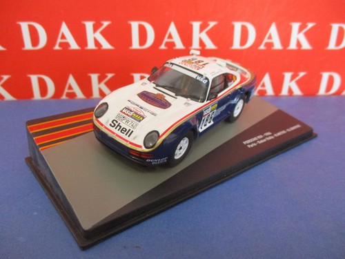 Die Cast 1/43 Modellauto Porsche 959 Rallye Dakar 1986 R. Metge - Bild 2 von 6