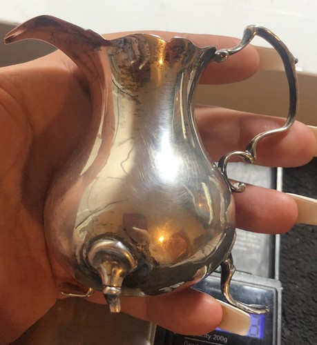 Antique Georgian Sterling Silver Sugar Creamer - Picture 12 of 12