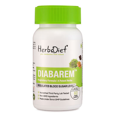 Natural Herbal Formula for Blood Sugar Control Glucose Metabolism Supplement