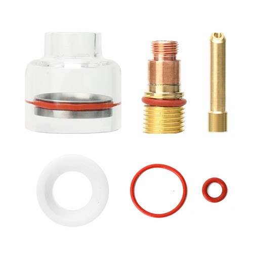 PELUCA TIG boquilla de sudor champán Cub vaso boquilla de gas kit para SR / WP 17 WP18 WP26 - Imagen 3 de 12