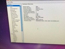 Apple iMac 4.1 A1174 20" Core 2 Duo 2.0 ghz T2500 2gb RAM 250gb HDD Boots