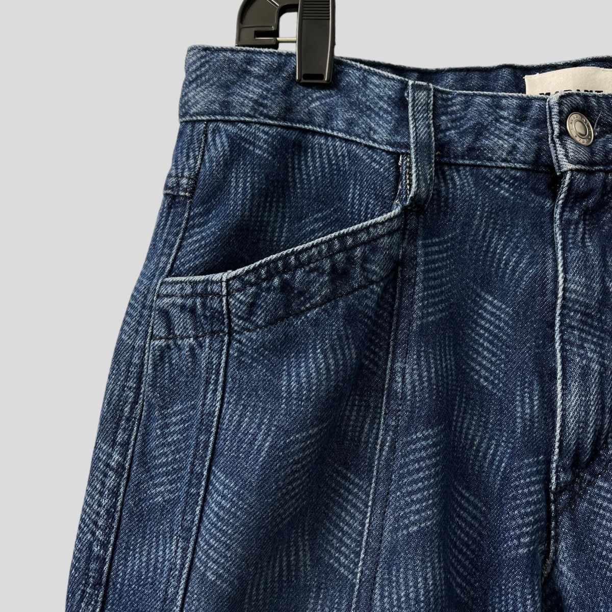 Marant Etoile Jeans Women's FR40 US8 Blue Sulanoa Laser