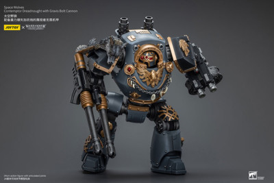 Space Wolves Contemptor Dreadnought with Gravis Bolt Cannon Warhammer 30k
