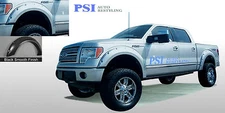 Black Paintable Pocket Bolt Rivet Fender Flares 2009-2014 Ford F-150 Full Set 