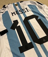 2023 adidas Argentina Home 3 STAR Player Issue M Messi Made In Argentina GC4397