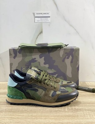 Valentino rockrunner sneaker uomo camouflage luxury men shoes valentino 44  | eBay