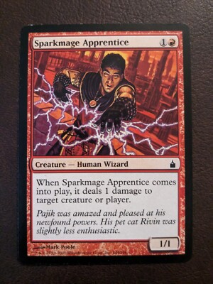 Sparkmage Apprentice - Magic The Gathering MTG Collectible Card game | eBay