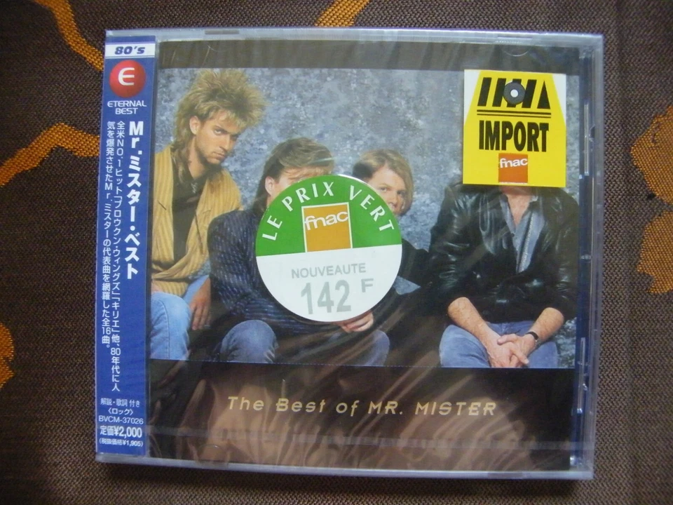 CD MR. MISTER - The Best Of / JAPAN , OBI , COMPILATION (1998) NEUF BLISTER (14) - Photo 1/2