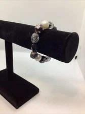 Bracelet With Beads - Expandable - Cuff Bracelet - 3”