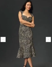 Anthropologie Maeve The Cecily Fit Sweetheart Dress Size Medium