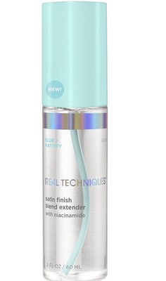 Real Techniques Setting Spray Satin Finish Extender for Face MakeUp 2oz Blur+Mat