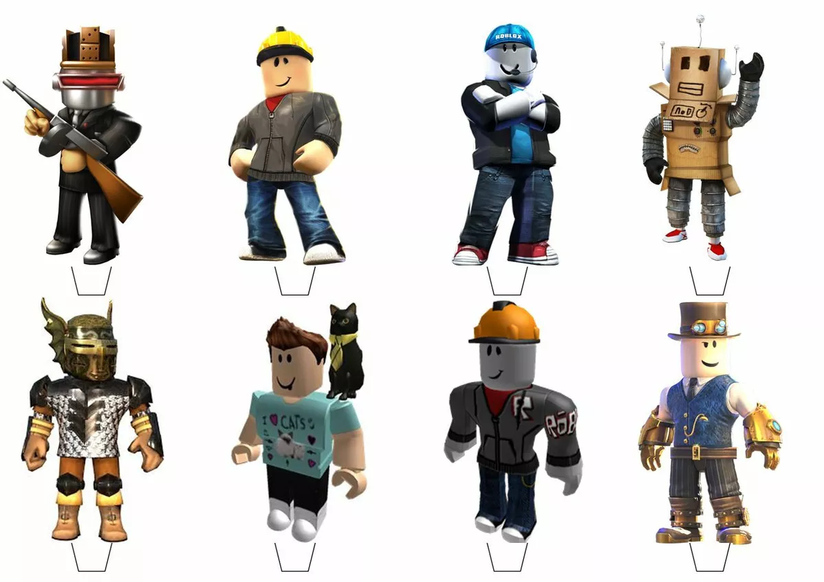 Roblox Free Printable Cake Toppers.