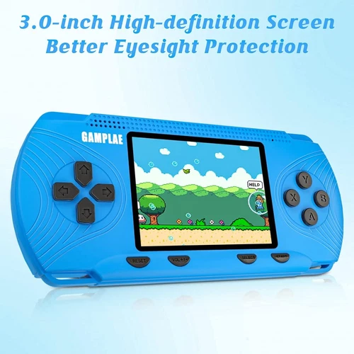 Portable Handheld Game Console 3" HD Built-in 258 Games HD Classic Kids Toy Gift - Picture 12 of 24
