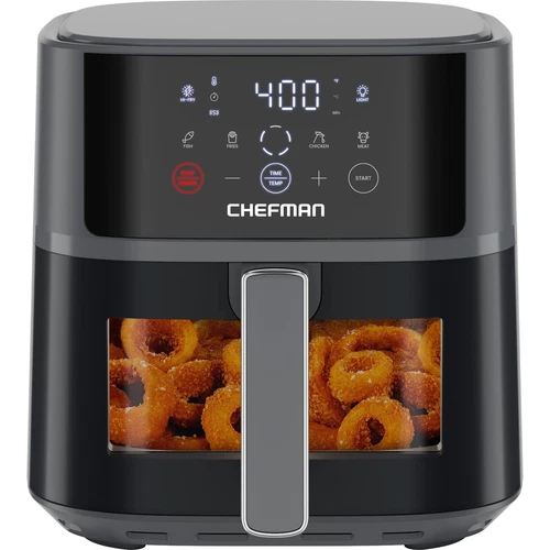 Chefman Air Fryer – 6QT Compact Airfryer for Quick & Easy Meals, Features Hi-Fry