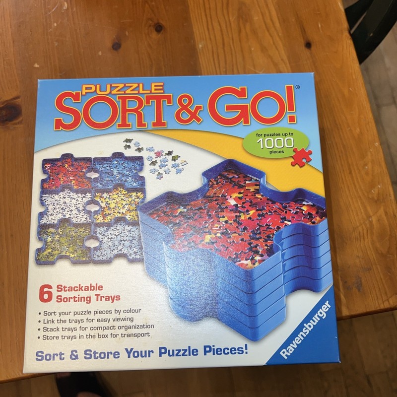 Sort & Go! 6 Stack Trays Puzzle Sorting Stacking  Easy Transport Ravensburger