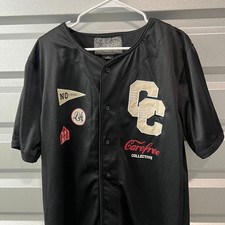 Headgear Classics Black Victory Lane Baseball Jersey Crenshaw