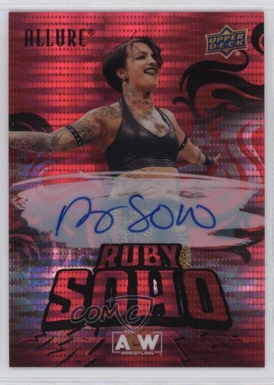 2024 Upper Deck Allure AEW Red Pulsar Auto Ruby Soho #71 Auto v5t