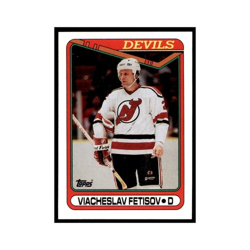 Viacheslav Fetisov #27 1990 Topps card
