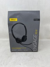 Jabra Engage 50 II Wired Stereo Headset, USB-C for Zoom/Teams/Meet/Unify - Black