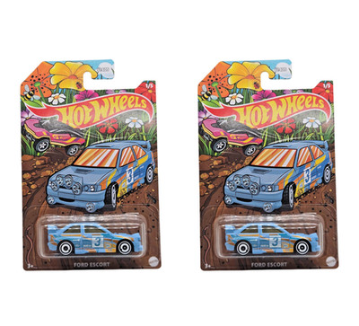 2026 Hot Wheels Ford Escort #1 Powder Blue - SPRING SERIES - Set of 2