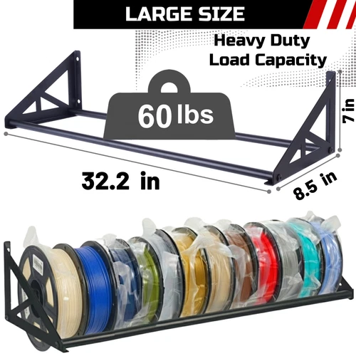 3D Printer Filament Storage Rack Filament Rack Wall Mount 3D Filament Storage S - Picture 3 of 9