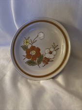 Vintage Trellis Blossom by Mountain Wood Stoneware Bread 6 Inch Plate Japan