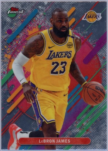 2025-26 Topps Finest LeBron James #79 Common Refractor LA Lakers