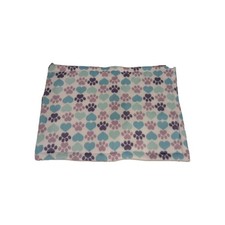 2 Fleece Dog Blankets/Beds Small Dog Machine Washable Multicolor