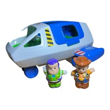 Mattel Little People Toy Story Buzz Lightyear Spaceship + Woody & Buzz