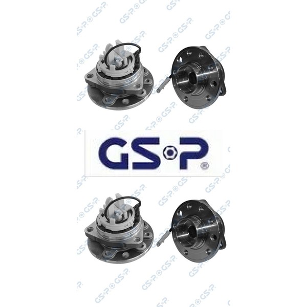 2X Radlagersatz GSP 9333097 2 Radlager Satz Links Rechts Vorderachse Vorne-image