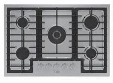 Bosch 36" 800 Series FlameSelect 5 Sealed Burners Drop-In Gas Cooktop NGM8659UC