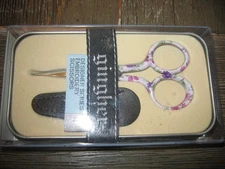Gingher Collectable Designer Embroidery Scissors ~ Ashley ~  4"  NIB! G-DS42
