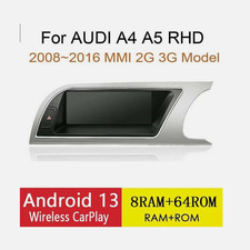 Car Multimedia Player Stereo Gps Radio Android Mmi For Audi A4 A5 8r 08 16 Rhd