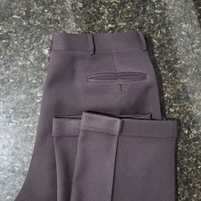 Vintage Polo Ralph Lauren Dress Pants Trousers Mens 36 Wool Pleated Cuffed Italy