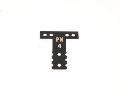 KEN PNMR3074K MINI-Z MR03/MR04 MM SPRING STEEL T-PLATE #4 (BLACK)