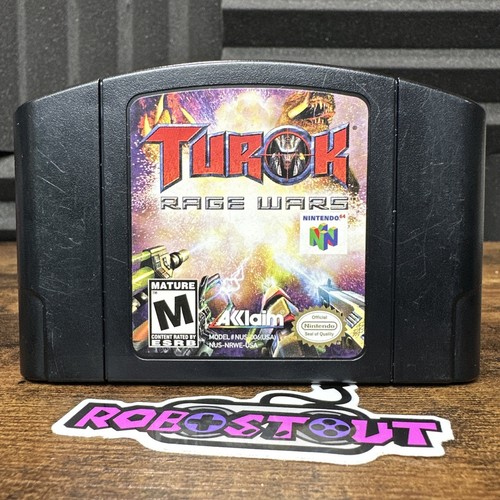 Turok Rage Wars - (Nintendo 64) Game N64 Cleaned, Tested & Authentic⭐ - Picture 1 of 9