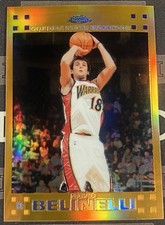 2007-08 Topps Chrome Marco Belinelli Rookie Orange Refractor /199