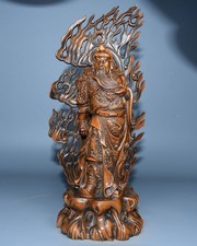 Collecting Finely Carved Boxwood Statues of Guan Gong and Ornaments