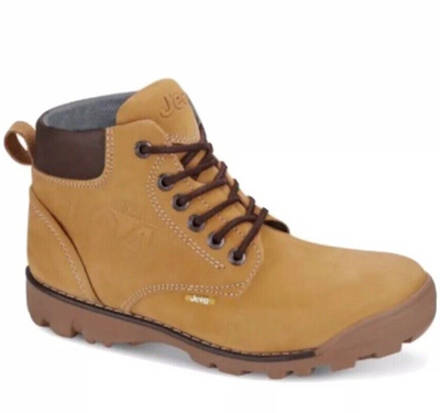 botas JEEP amarillo para hombre de trabajo