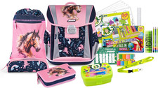 Set Di Zaini per La Scuola Classic, 46 Pezzi, Con Borsa Da Ginnastica, Astuccio 