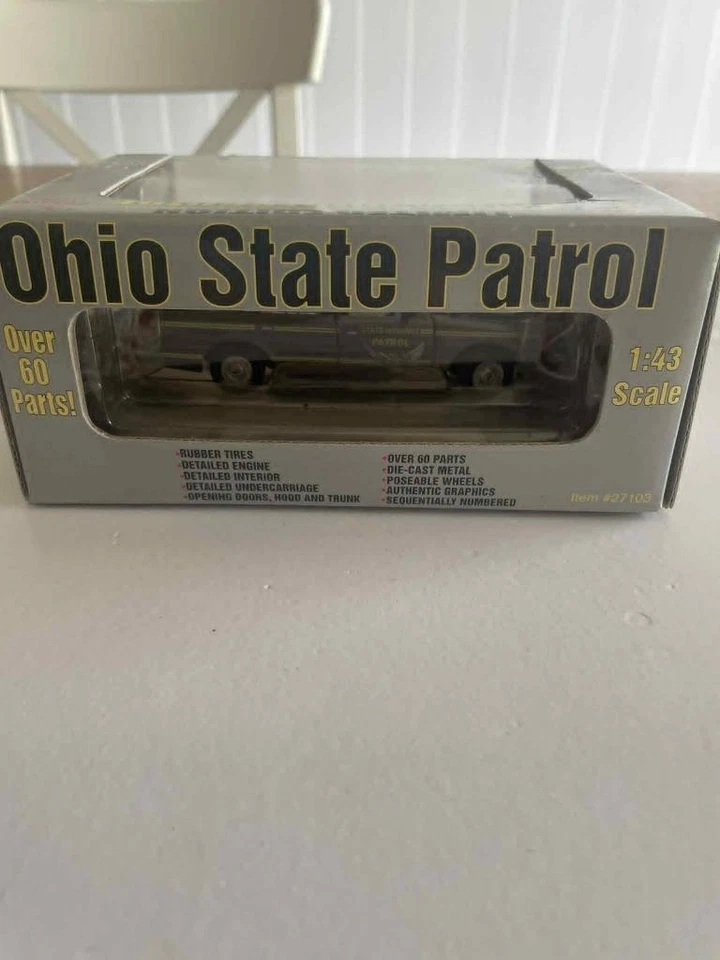 GEARBOX COLLECTIBLES 1/43 LTD EDIT POLICE INTERCEPTOR CROWN VICTORIA OHIO MINT - Image 3 of 4