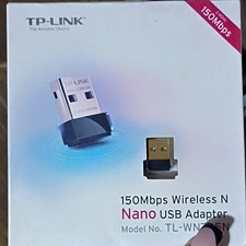 TP-LINK TL-WN725N Wireless N 150Mbps Nano USB 2.0 Adapter for PC