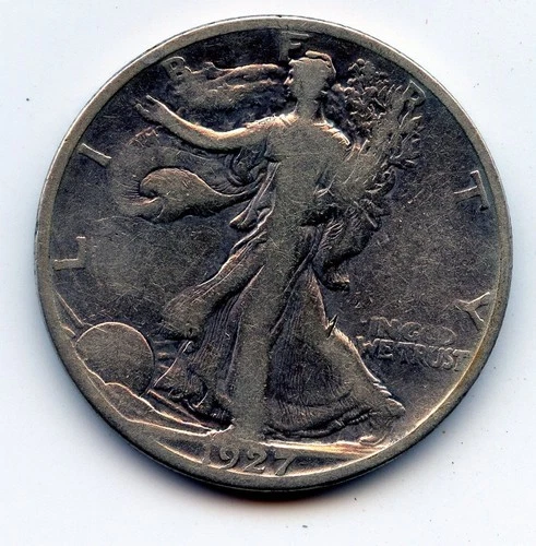 1927-S Walking Liberty Half Dollar — photo from the most recent tracked eBay sale